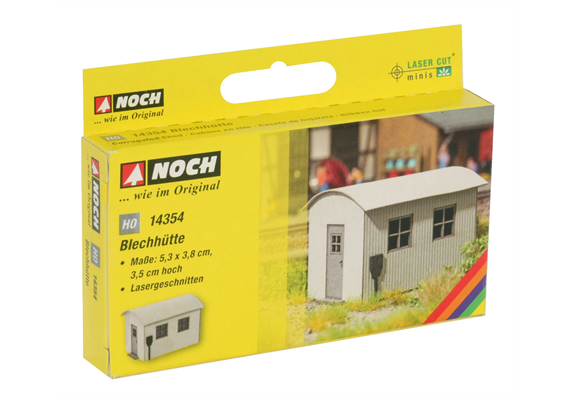 Noch 14354 Laser-Cut Blechhütte - H0 (1:87) | Bild 3