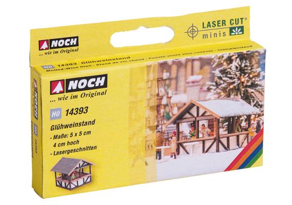 Noch 14393 Laser-Cut "Glühweinstand" - H0 (1:87) | Bild 4