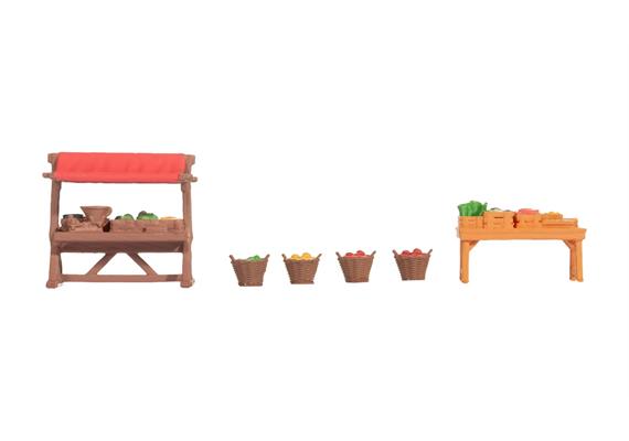 Noch 14837 Wochenmarkt-Zubehör - H0 (1:87)