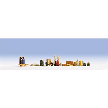 NOCH 14841 Güterbahnhof-Zubehör, H0