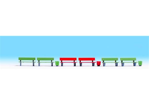 NOCH 14848 Bänke - H0 (1:87) | Bild 1