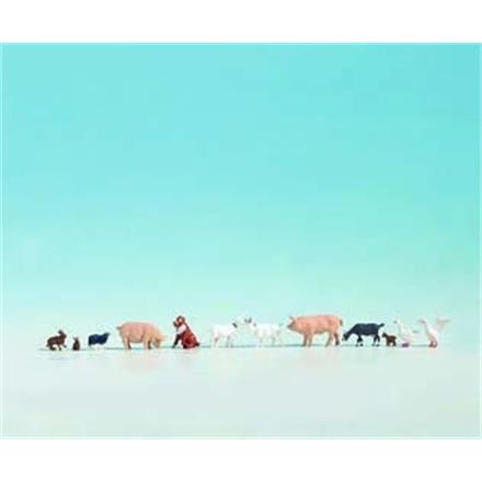 NOCH 15711 Tiere auf dem Bauernhof - H0 (1:87)