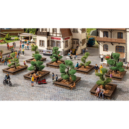 Noch 21546 Zierbüsche, 12 Stück ca. 4 - 5 cm hoch