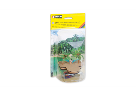 Noch 21772 micro-motion Palmen mit Hängematte - H0 (1:87) | Bild 2
