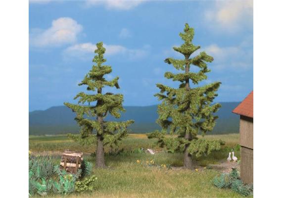 Noch 21830 2 Fichten 11 cm + 12,5 cm | Bild 1