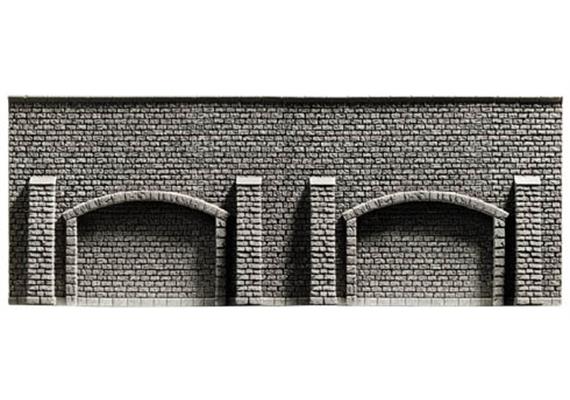 NOCH 34859 Arkadenmauer extra lang, 39,6 x 7,4 cm - N (1:160)