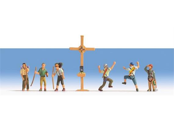 Noch 36874 Bergwanderer mit Gipfelkreuz - N (1:160)