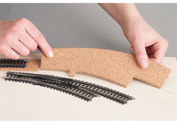 NOCH 50496 Kork-Platte, 2 mm hoch, 2 Stück, je 15 x 50 cm - N (1:160) | Bild 4