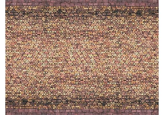 NOCH 56605 3D-Kartonplatte "Ziegel" gelb-bunt - H0 (1:87) | Bild 1