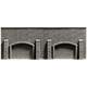 NOCH 58059 Arkadenmauer extra lang, 66,8 x 12,5 cm - H0 (1:87)