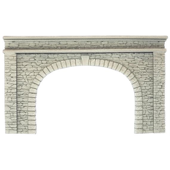 Noch 58062 Tunnel-Portal 2-gl. Naturstein - H0 (1:87)