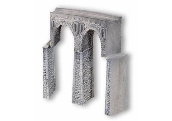 NOCH 58664 Bruchstein-Viadukt, gebogen Radius (R1) 360 mm, 30° - H0 (1:87)
