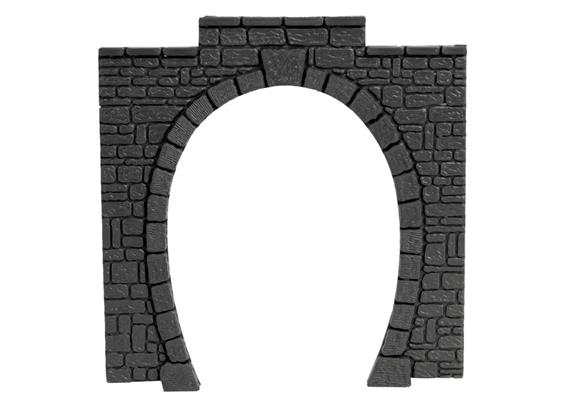NOCH 60010 Tunnel-Portal, 1-gleisig, 2 Stück, je 11 x11 cm - H0 (1:87) | Bild 1