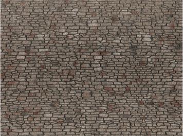 Noch 60371 3D-Strukturfolie Bruchsteinmauerwerk, 28 x 10 cm - H0 (1:87)