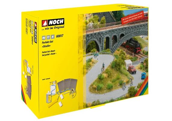 NOCH 60817 Perfekt-Set "Strasse" - H0, N, TT | Bild 1