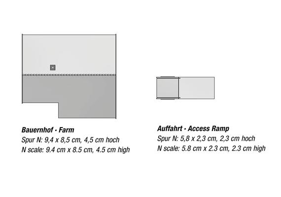 Noch 63714 Bauernhof, Laser Cut Bausatz, N (1:160) | Bild 6
