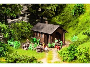 Noch 65606 Laser-Cut Themen-Set “Waldhütte” - H0 (1:87)
