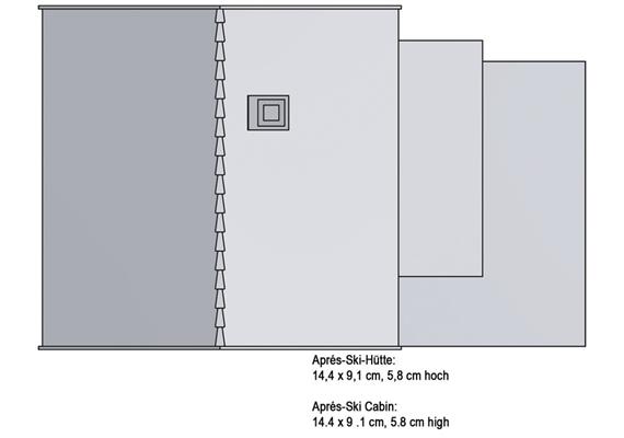 Noch 66832 Langlauf Loipe mit Apres-Ski Hütte - H0 (1:87) | Bild 5