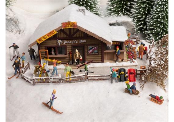 Noch 66832 Langlauf Loipe mit Apres-Ski Hütte - H0 (1:87) | Bild 2