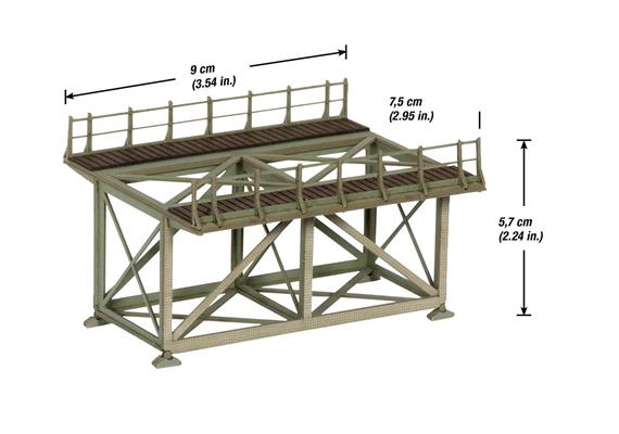 Noch 67023 Vorfluter-Brücke Bausatz Laser-Cut - H0 (1:87) | Bild 2