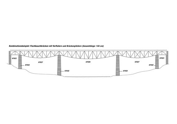 Noch 67023 Vorfluter-Brücke Bausatz Laser-Cut - H0 (1:87) | Bild 5