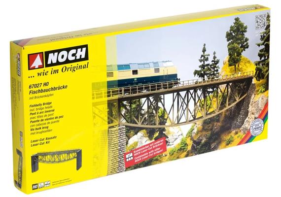 Noch 67027 Fischbauchbrücke 360 mm (Laser-Cut) - H0 (1:87) | Bild 4