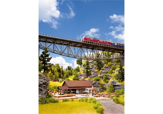 Noch 67028 Fischbauchbrücke 540 mm (Laser-Cut), H0 1:87 | Bild 4