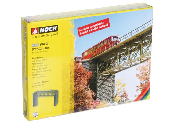Noch 67038 L-C Stahlbrücke für Schmalspurbahnen HOm | Bild 3