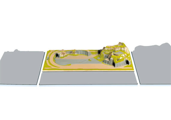 Noch 83870 Fertiggelände "Stauffen" - N (1:160) | Bild 2