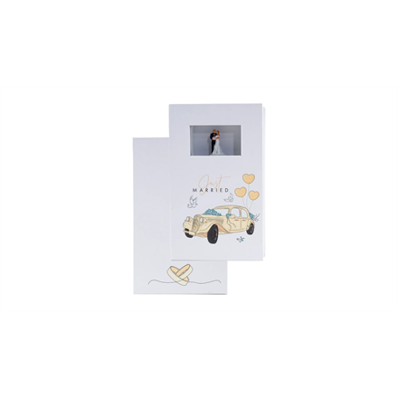 NOCH 99500 Geschenkbox „Hochzeit”, 9 cm x 15 cm, 2,5 cm hoch