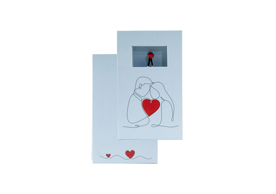 NOCH 99501 Geschenkbox „Alles Liebe”, 9 cm x 15 cm, 2,5 cm hoch | Bild 1