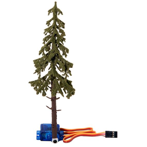 Noch 21928 micro-motion "Fallender Baum - Wetterfichte 17,5 cm" mit Elektronik HO