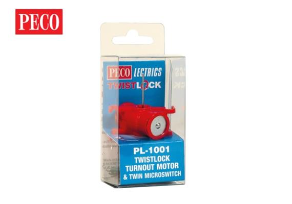 Peco PL-1001 TwistLock Weichenmotor + Mikroschalter