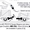 Peco PL-25 Electro Magnetisches Entkuppeln per "Fernsteuerung" über separaten Taster - N | Bild 2