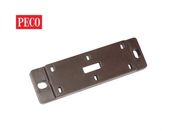 Peco PL-9 Montageplatten für Weichenmotoren der Serie PL-10E, Inhalt 5 Stück