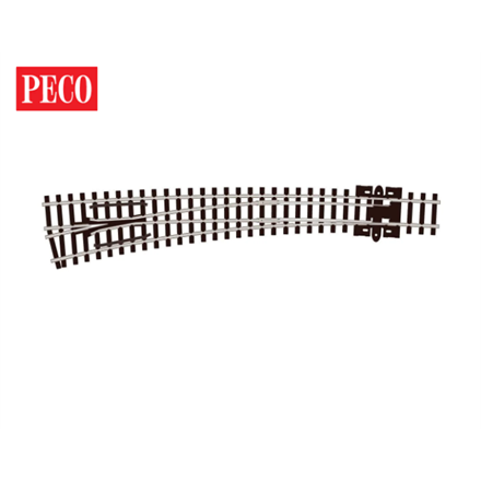 Peco SL-387 Bogenweiche 10° links Code 80 - N (1:160)