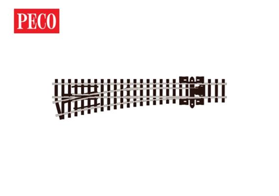 Peco SL-396 Weiche links, mittlerer Radius, Code 80, insulfrog - N (1:160)