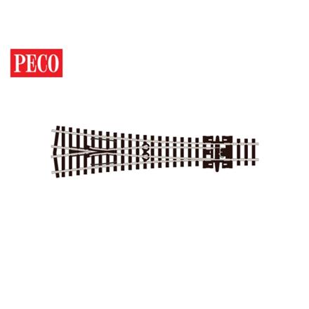 Peco SL-397 Y-Weiche, mittlerer Radius, rechts, Code 80, insulfrog - N (1:160)