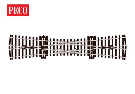 Peco SL-90 doppelte Kreuzunsgweiche (DKW) Cd 100 12° - H0 (1:87)