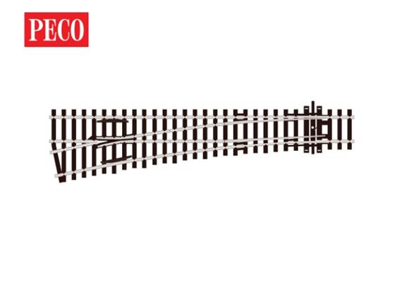 Peco SL-96 Weiche links mittlerer Radius, R 914, Cd. 100 - H0 (1:87)