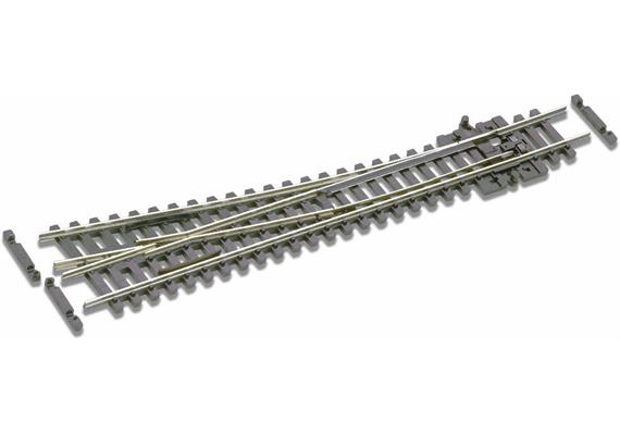 Peco SL-U395F Weiche rechts, mittlerer Radius, 10°, R 457mm, Code 55 - N (1:160)