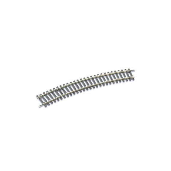 Peco ST-230 Gleis gebogen Radius 3 (505 mm, 22,5°, 1/16) Cd. 100 - H0 (1:87)