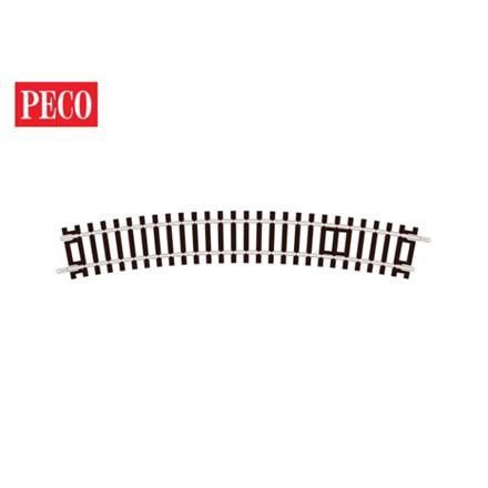 Peco ST-230 Gleis gebogen Radius 3 (505 mm, 22,5°, 1/16) Cd. 100 - H0 (1:87)