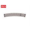 Peco ST-230 Gleis gebogen Radius 3 (505 mm, 22,5°, 1/16) Cd. 100 - H0 (1:87)