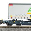 PIKO 24635 CH-CEMAT Doppeltaschenwagen T3000 mit 2 "Ambrogio" Trailern, Ep. VI - H0 (1:87) | Bild 4