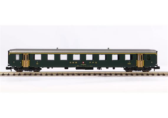 PIKO 94380 SBB Personenwagen EWI 1.Klasse grün, alte Schrift, Ep. IV - N (1:160) | Bild 2