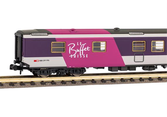 PIKO 94382 SBB Speisewagen EW II, Calanda Land Ep. IV - N (1:160) | Bild 4