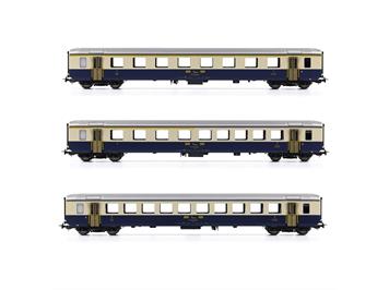 PIKO 96094 BLS 3er Set EW I A, AB, B mit Mittelschrift und Handgriffen, Ep. IV, DC - H0
