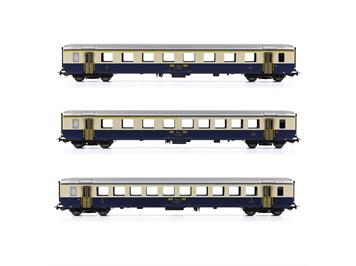 PIKO 96094 BLS 3er Set EW I A, AB, B mit Mittelschrift und Handgriffen, Ep. IV, DC - H0