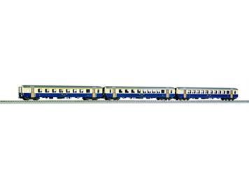 PIKO 96095 BLS 3er Set EW I A, AB, B mit Mittelschrift und Handgriffen, Ep. IV, AC - H0